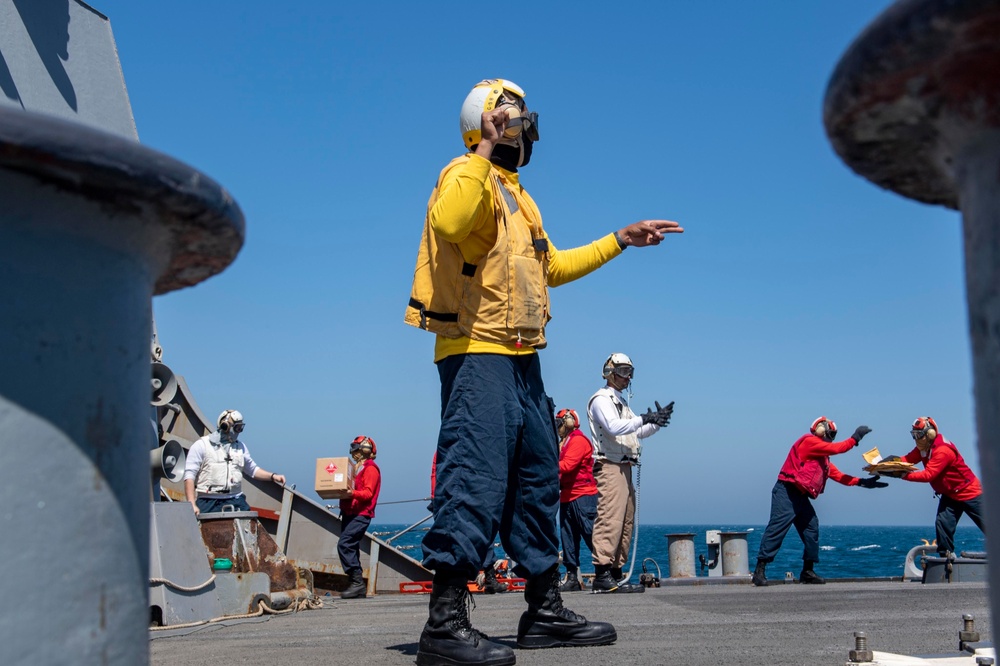 USS Laboon Conducts Flight Operations with HSC 26