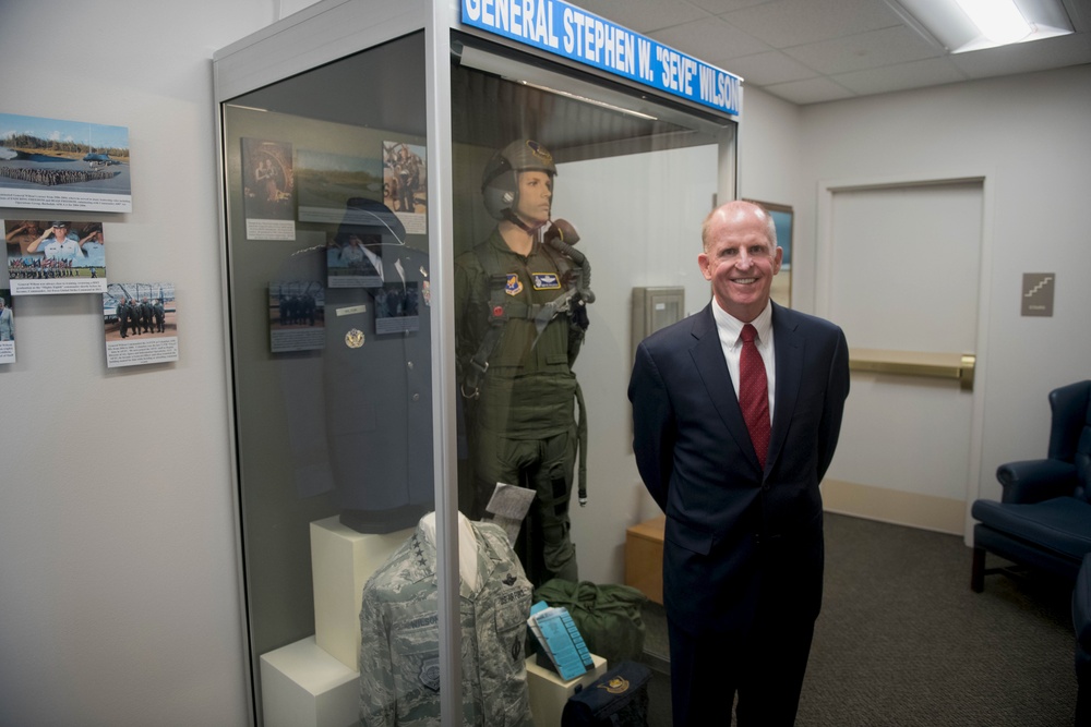 AETC officials name building in honor of retired Gen. Stephen Wilson