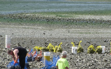 NBK-Bangor Hosts Tribal Oyster Harvest