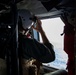 Naval Aircrewman 2nd Class Jackson Stoff participates in an aerial use of force (AUF) exercise while underway April 6, 2021.