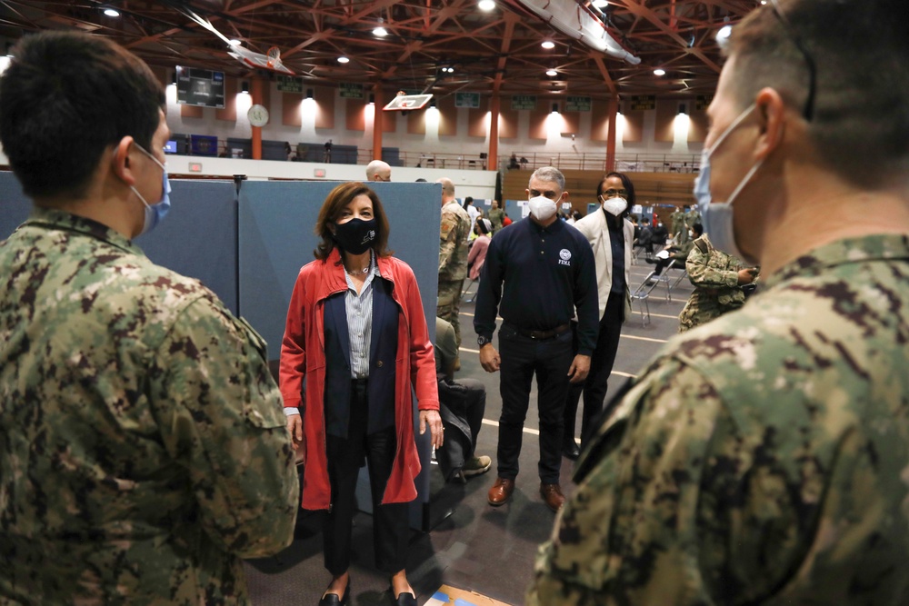 Lt. Gov. Kathy Hochul visits York College CVC