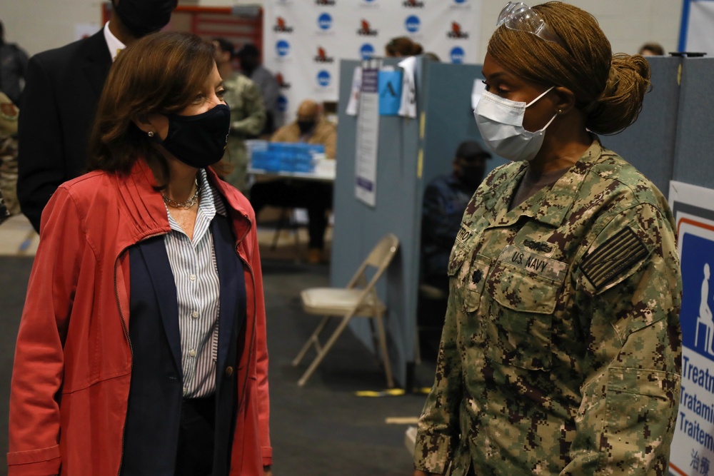 Lt. Gov. Kathy Hochul visits York College CVC