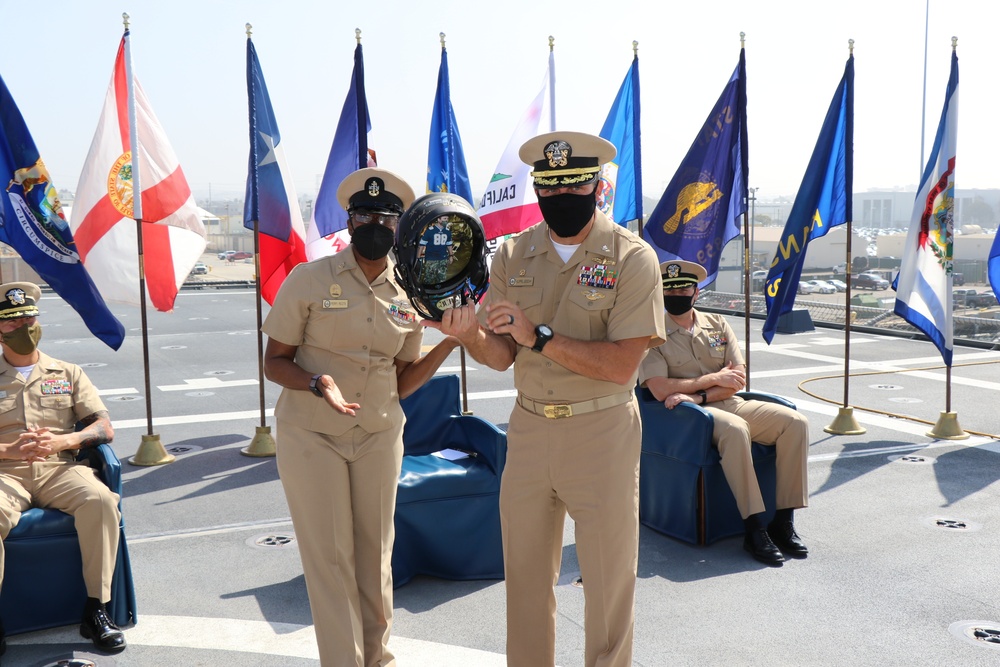 USS Manchester Change of Command