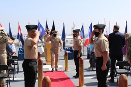 USS Manchester Change of Command
