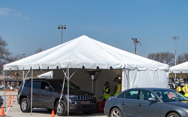 Indiana U.S. Army National Guard opens Gary Community Vaccination Center
