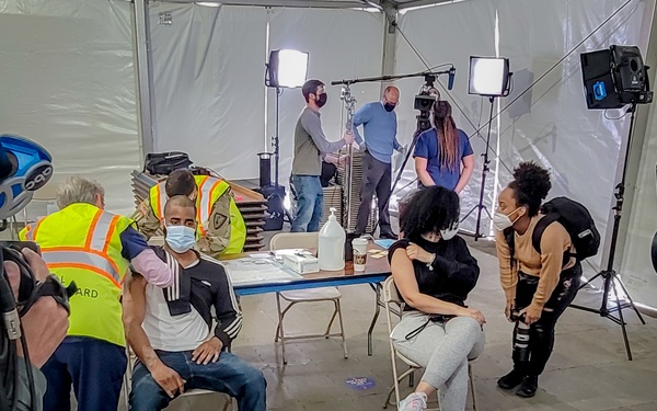 Indiana U.S. Army National Guard opens Gary Community Vaccination Center