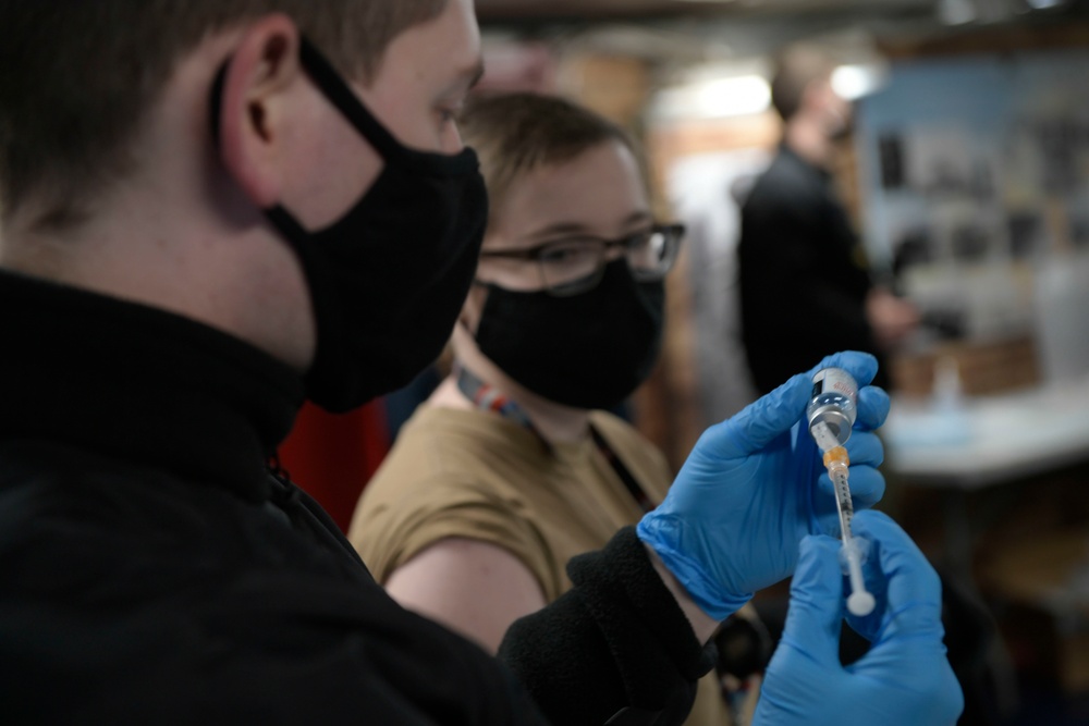 Nimitz Sailors Receive Moderna COVID-19 Vaccine