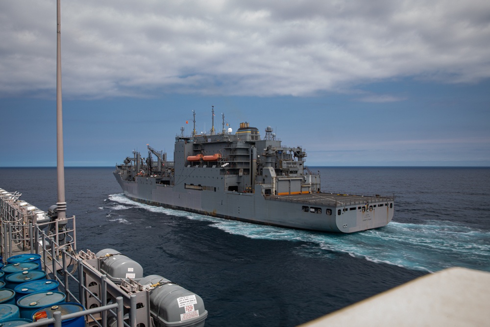 Kearsarge Conducts a Replenishment-at-Sea