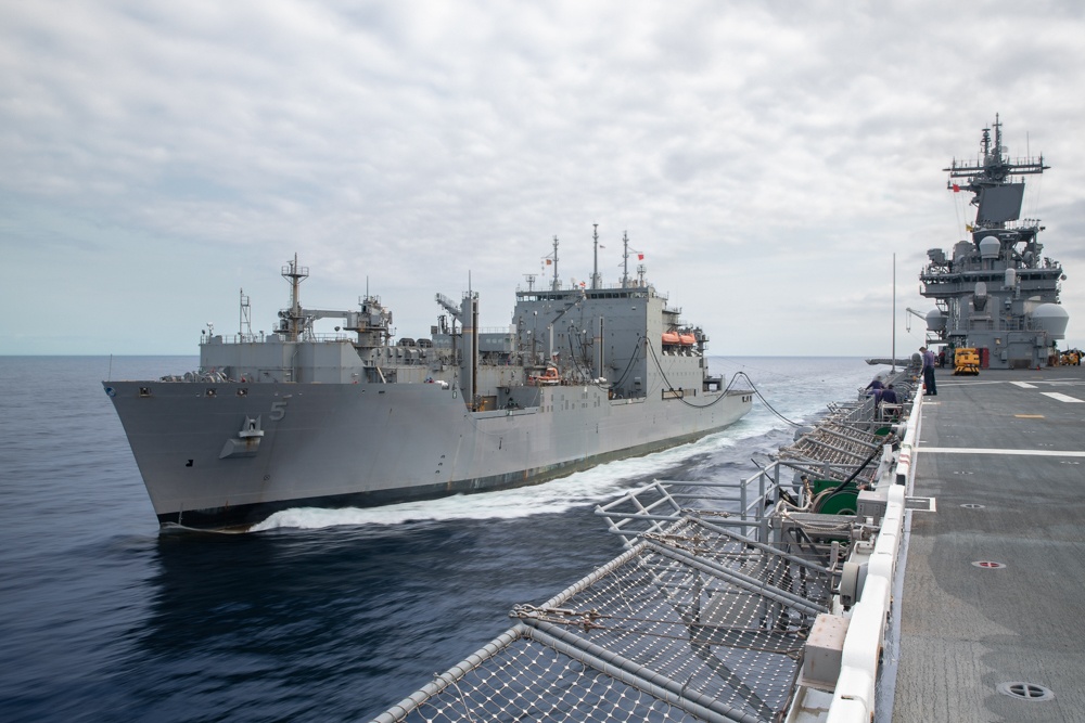 Kearsarge Conducts Replenishment-at-Sea