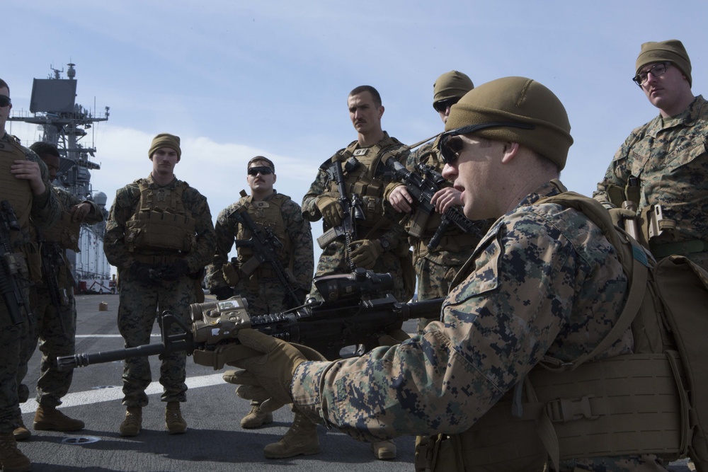 BLT Conducts Weapons Handling Drills