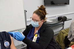 Local vaccination partnership protects FLETC  students from COVID-19