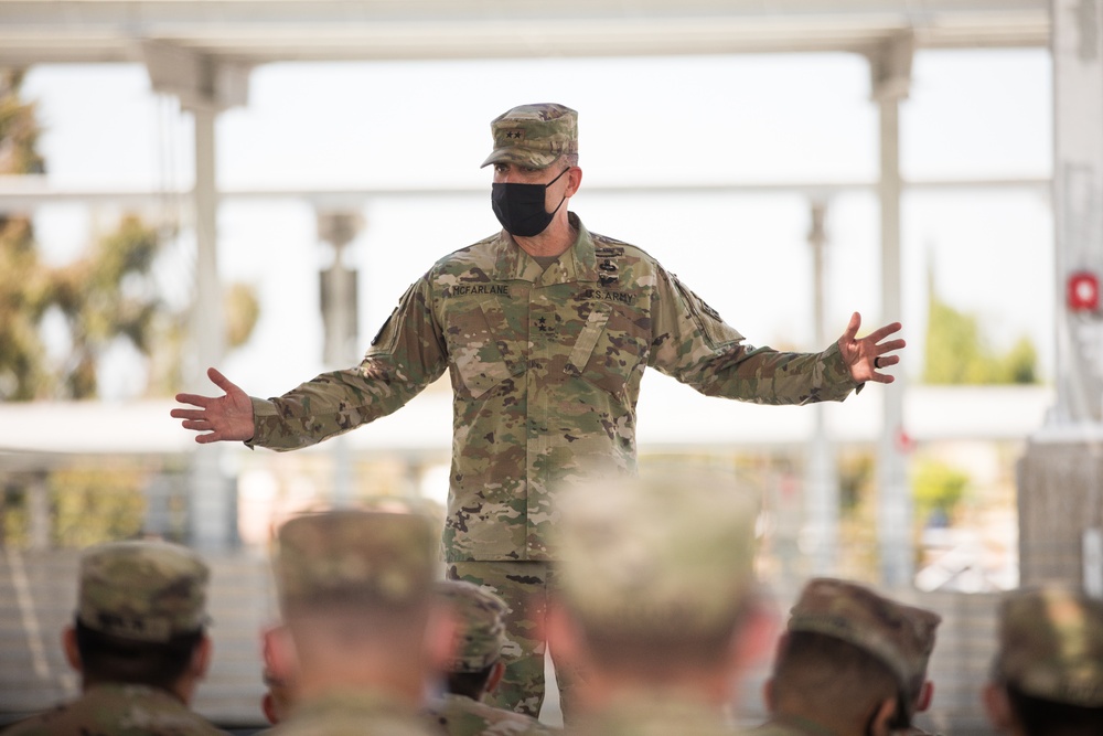 U.S. Army Maj. Gen. Matthew McFarlane Visits California State University CVC