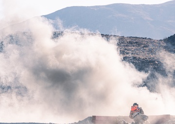Marines use maneuver warfare while conducting live fire range