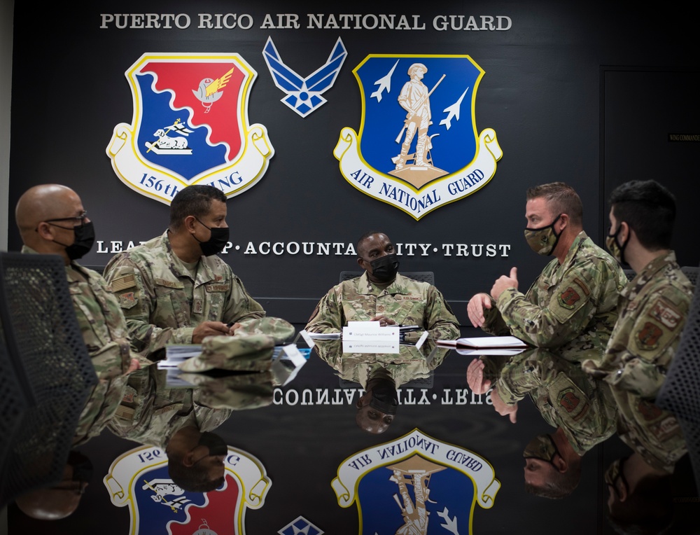 ANG Command Chief Williams visits Puerto Rico Air National Guard