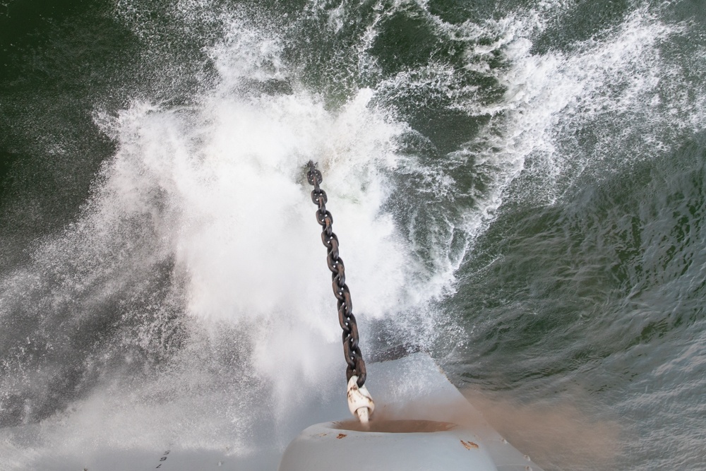 Kearsarge Drops Anchor