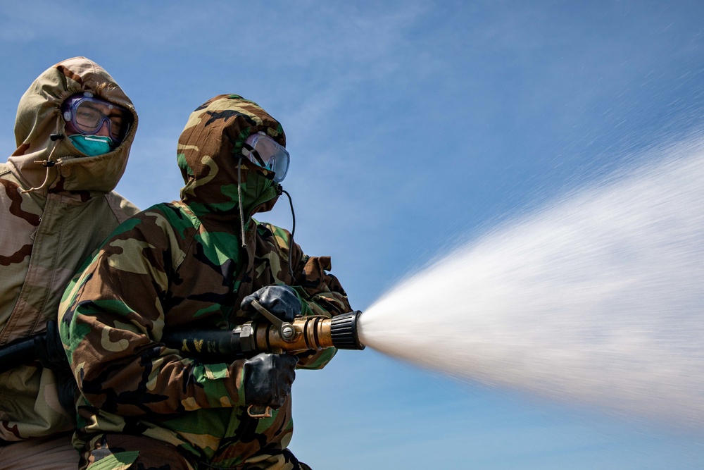 Kearsarge Conduct Aqueous Film Forming Foam Test