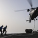 USS Laboon Conducts Flight Operations with Charles de Gaulle