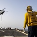 USS Laboon Conducts Flight Operations with Charles de Gaulle