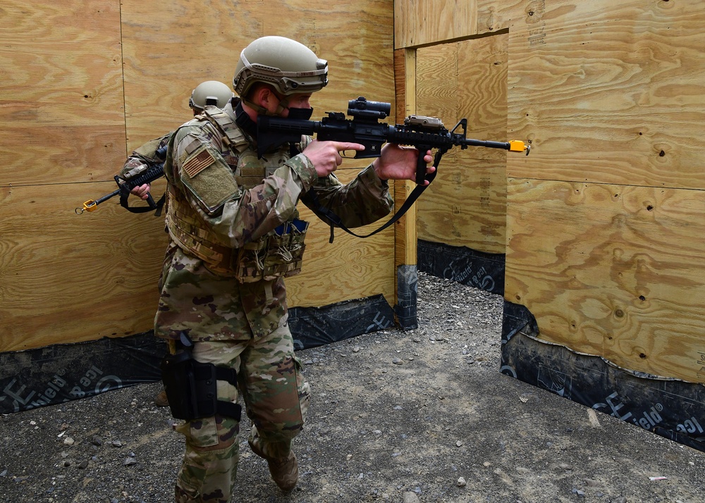 105th Airlift Wing Base Defense Squadron CQC Training