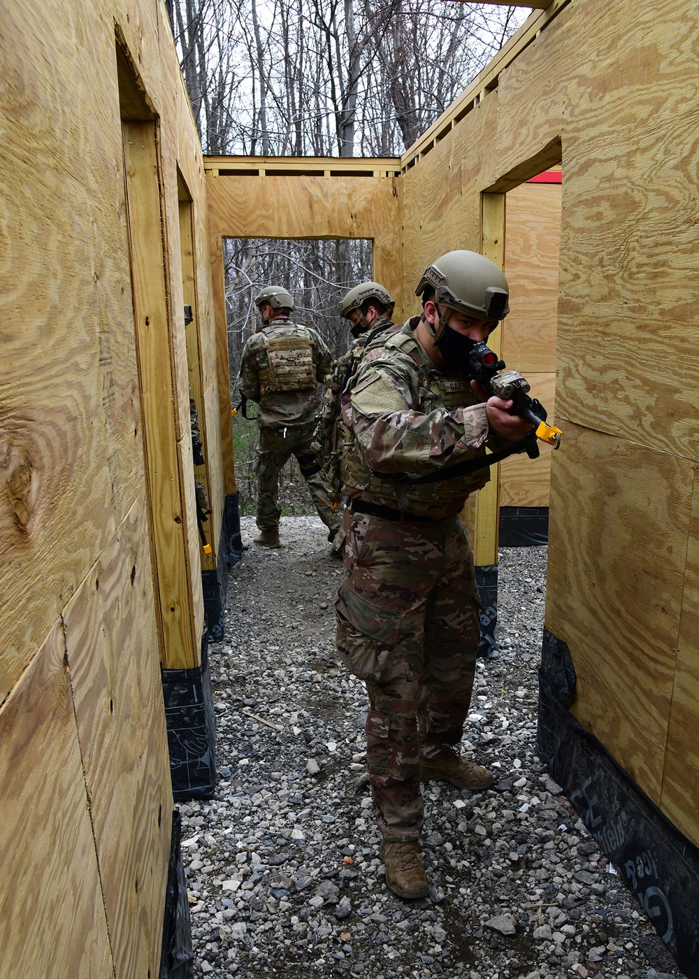 105th Airlift Wing Base Defense Squadron CQC Training