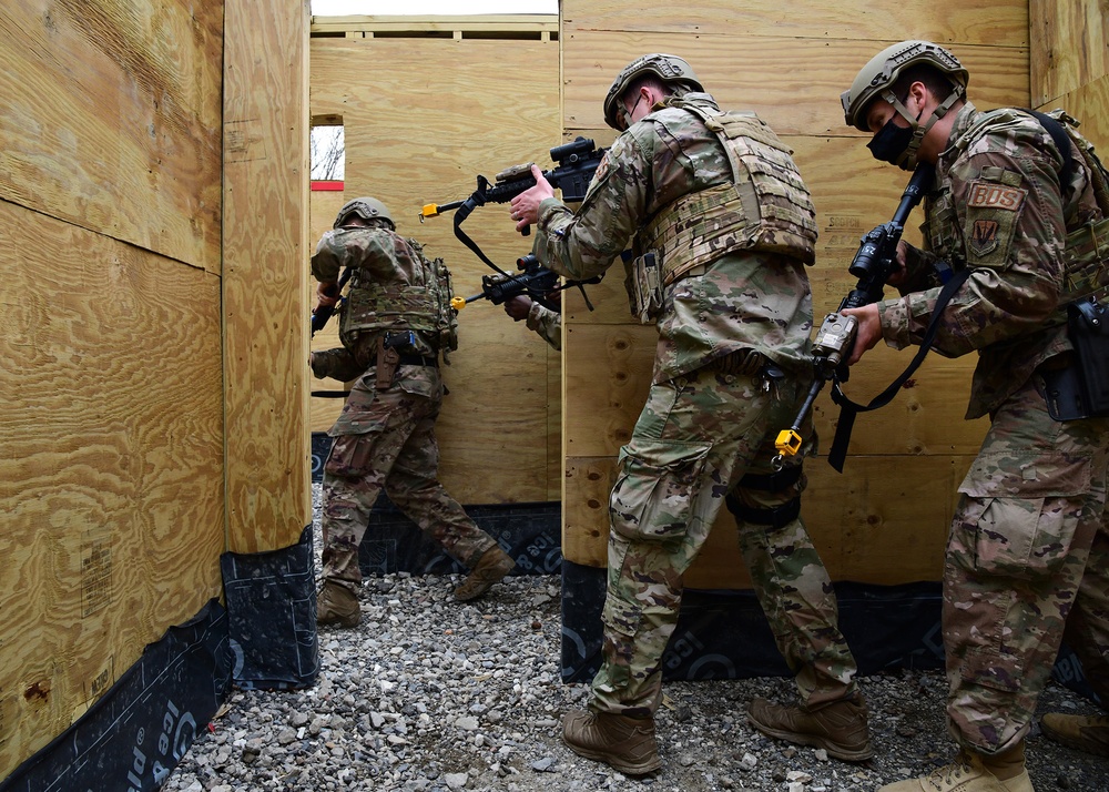 105th Airlift Wing Base Defense Squadron CQC Training