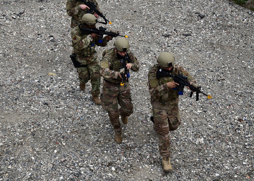 105th Airlift Wing Base Defense Squadron CQC Training