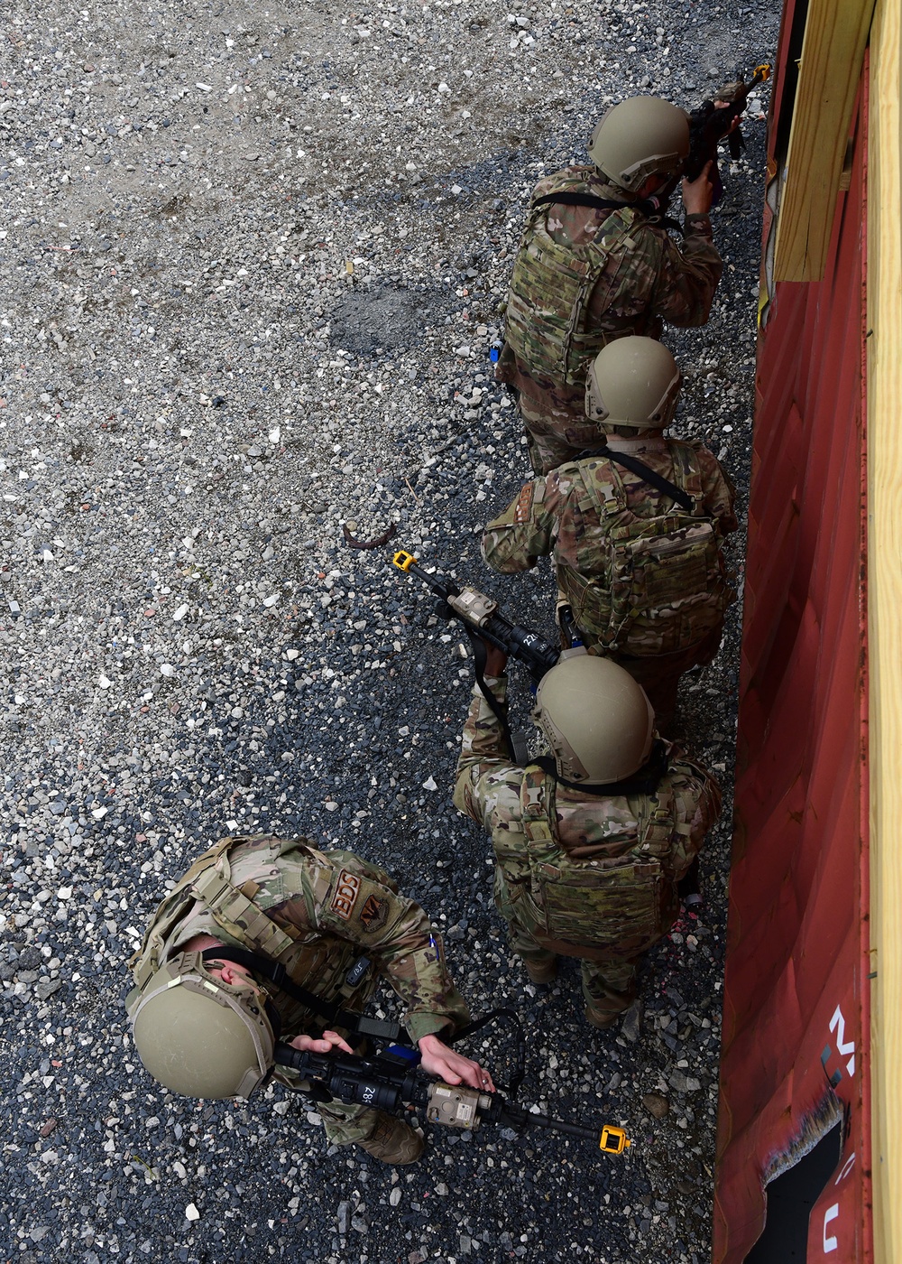 105th Airlift Wing Base Defense Squadron CQC Training