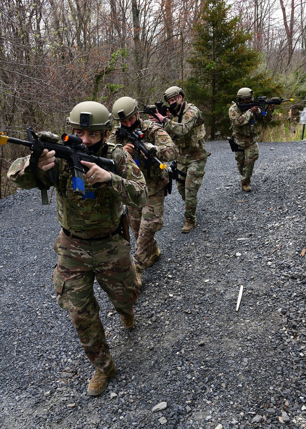 105th Airlift Wing Base Defense Squadron CQC Training