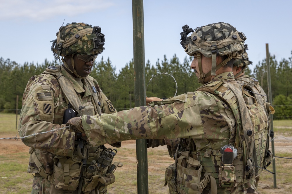 Soldiers conduct field operations at JRTC Rotation 21-06