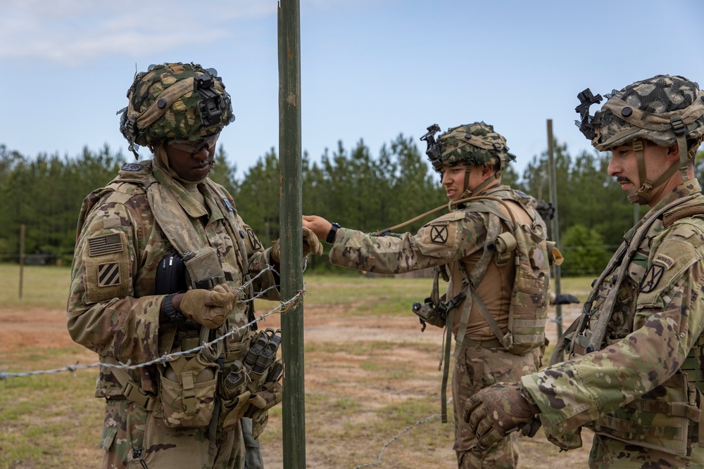 Soldiers conduct field operations at JRTC Rotation 21-06