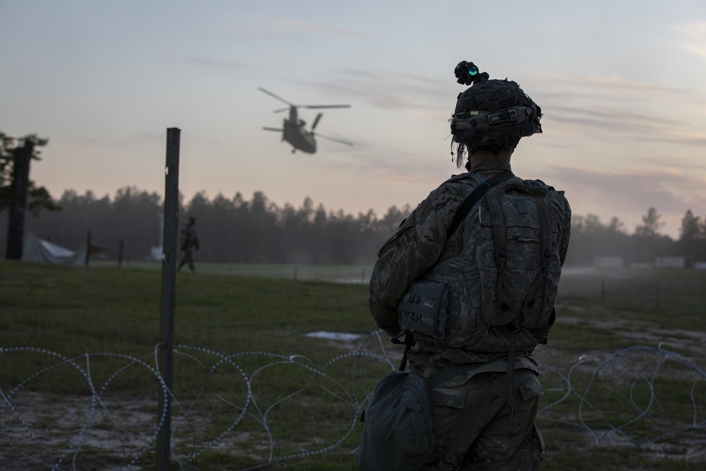 Soldiers conduct field operations at JRTC Rotation 21-06