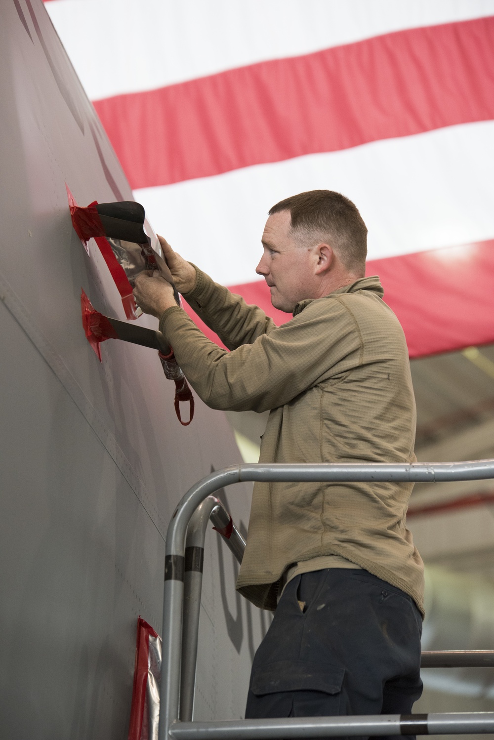 167th Maintainers Conduct Corrosion Prevention on C-17