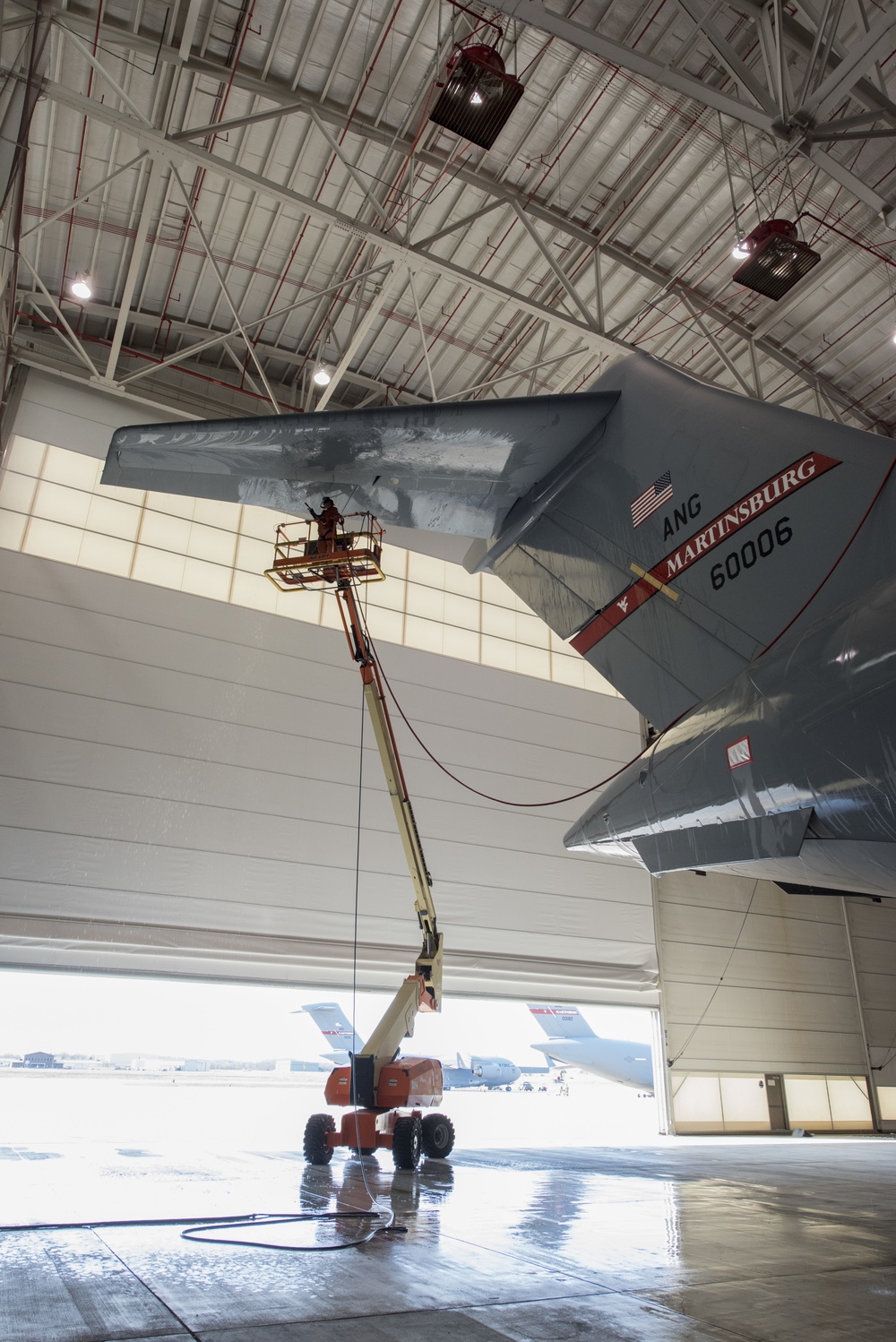167th Maintainers Conduct Corrosion Prevention on C-17