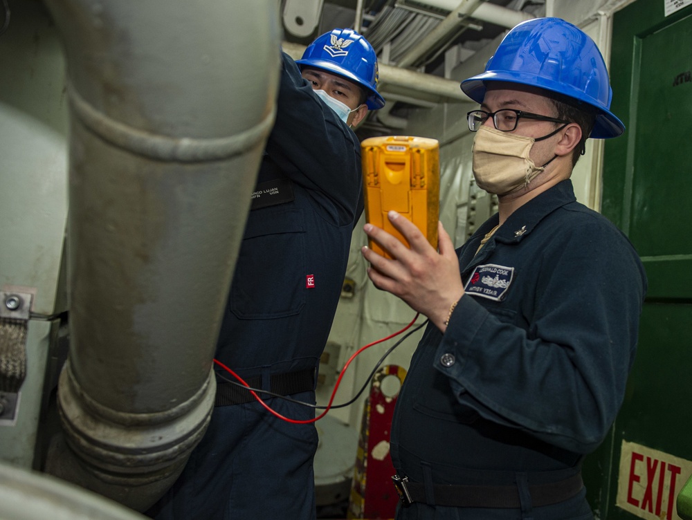 USS Harry S. Truman (CVN 75) is currently in Norfolk Naval Shipyard for its Extended Carrier Incremental Availability (ECIA).