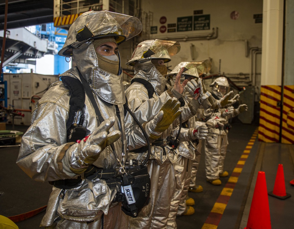 USS Harry S. Truman (CVN 75) is currently in Norfolk Naval Shipyard for its Extended Carrier Incremental Availability (ECIA).