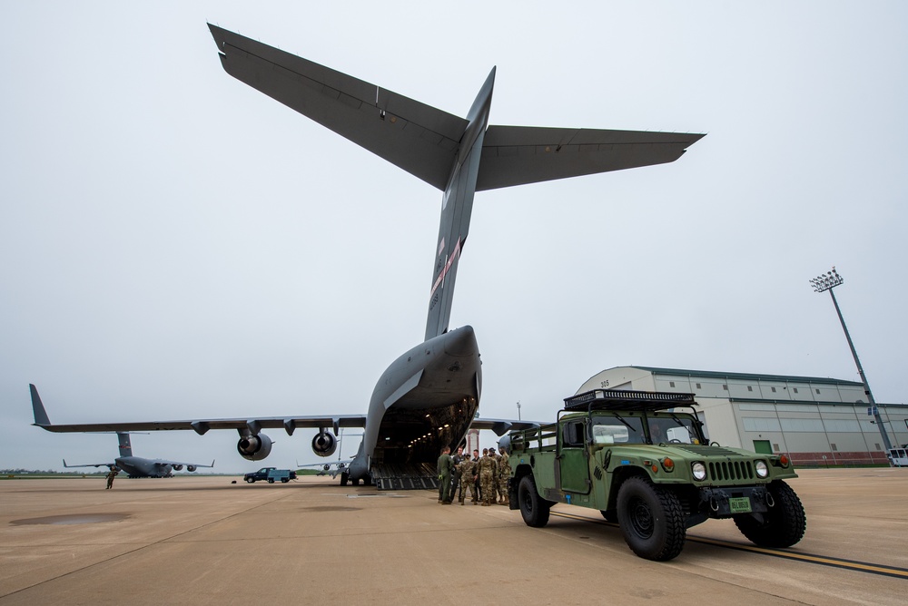 167th Airmen Conduct Ground Cargo Loading Exercise