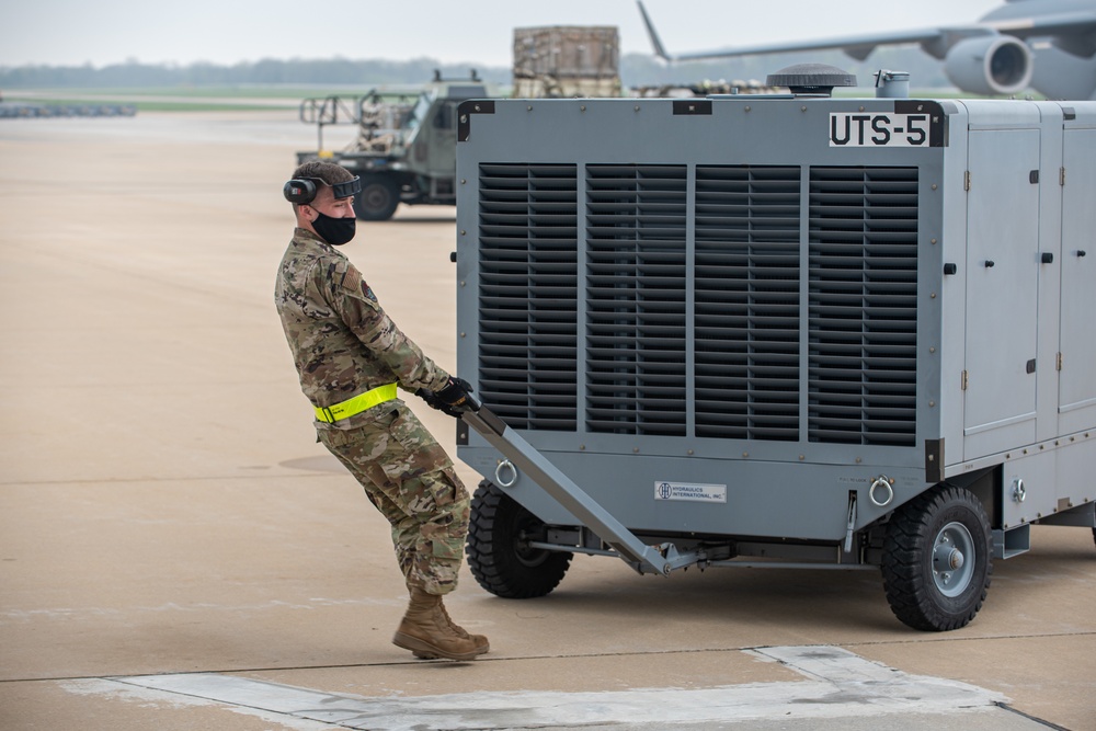 167th Airmen Conduct Ground Cargo Loading Exercise