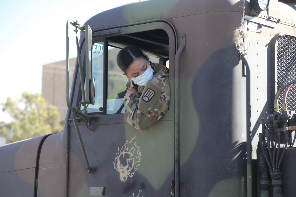 1115h Transportation Company conducts convoy operations