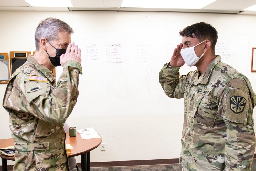 Gen. Hokanson, CNGB, Visits Arizona Guardsmen