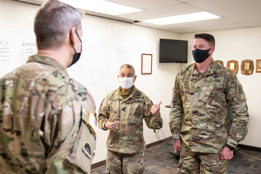 Gen. Hokanson, CNGB, Visits Arizona Guardsmen