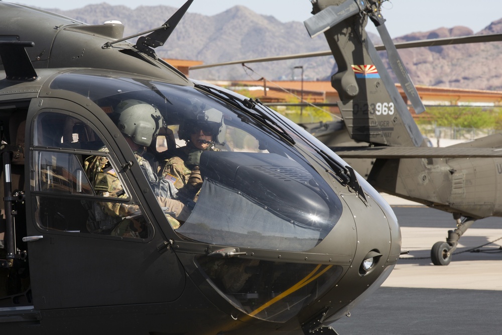 Gen. Hokanson, CNGB, Visits Arizona Guardsmen