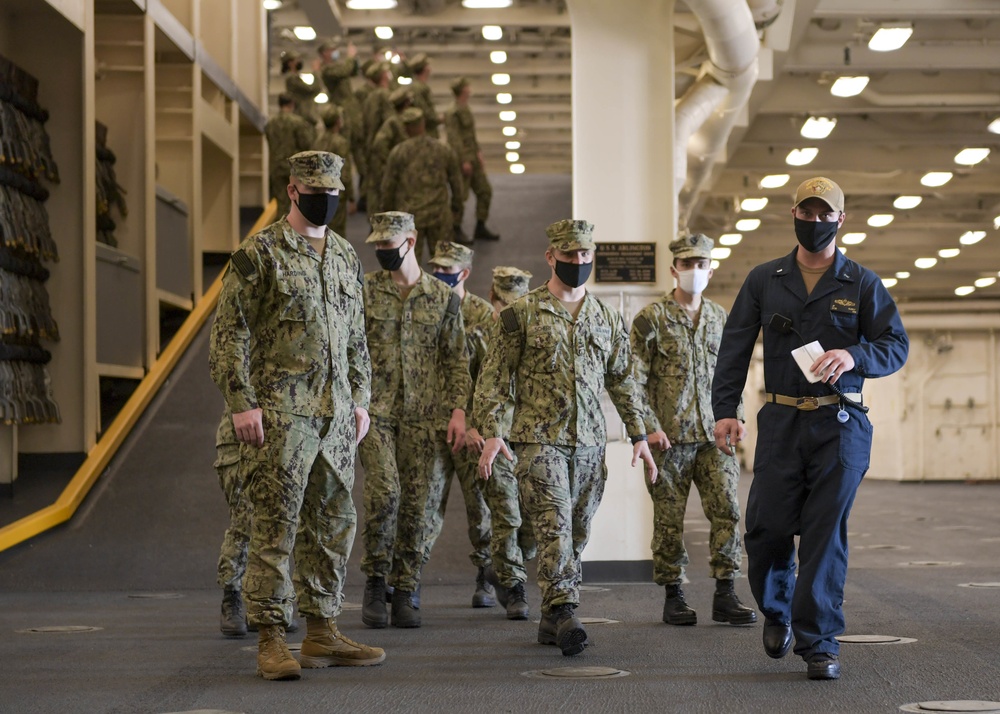 Midshipmen Visit Naval Station Norfolk