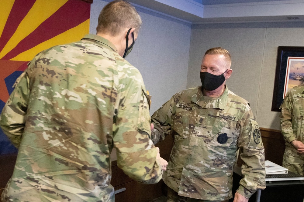 Gen. Hokanson, CNGB, Visits Arizona Guardsmen