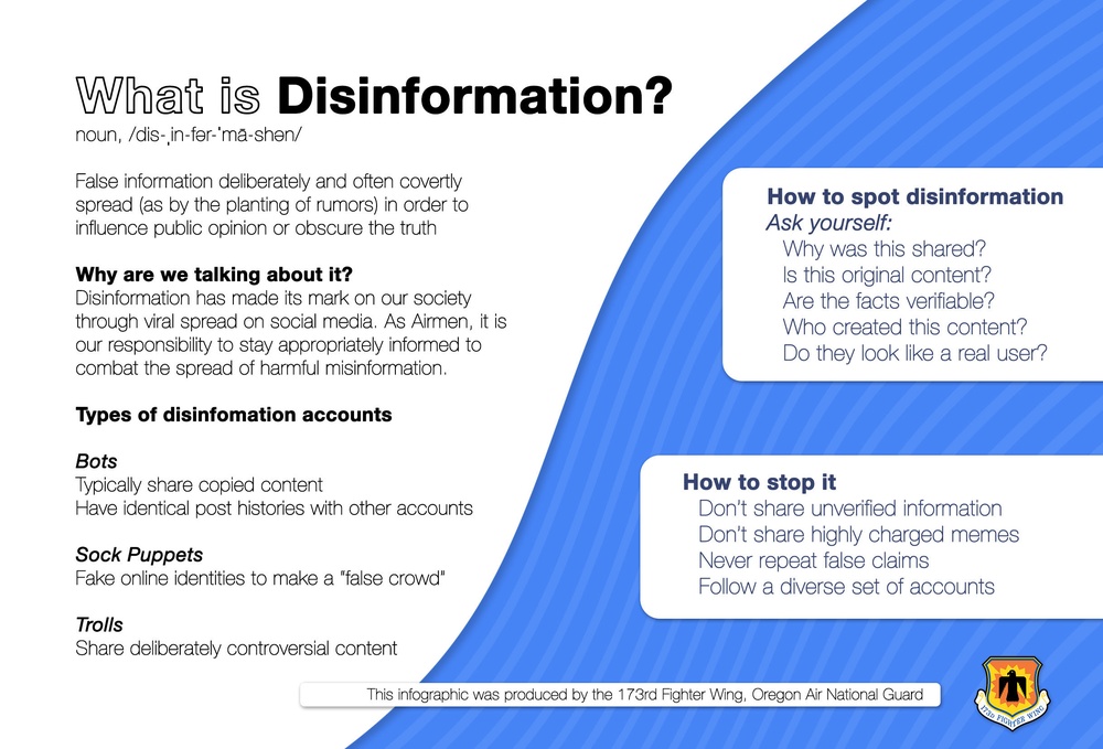 Disinformation Poster