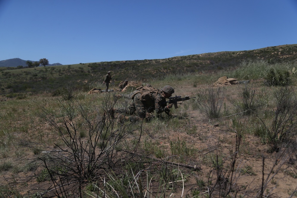 IMC Marines conduct fire, maneuver range