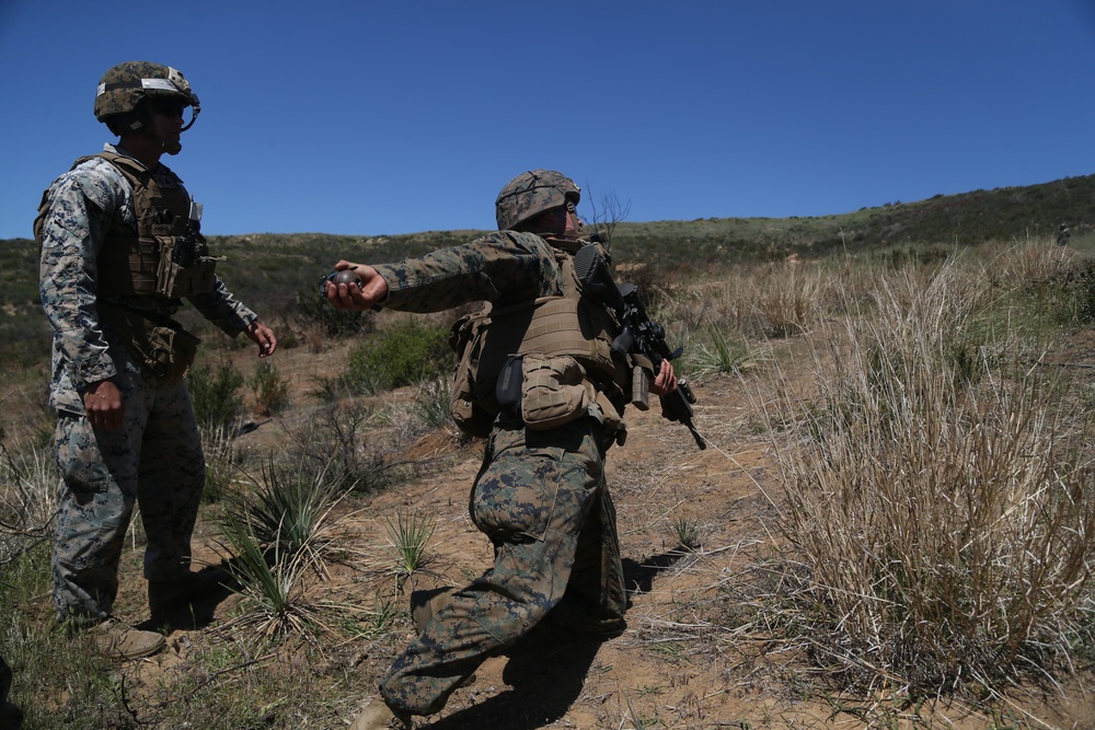 IMC Marines conduct fire, maneuver range