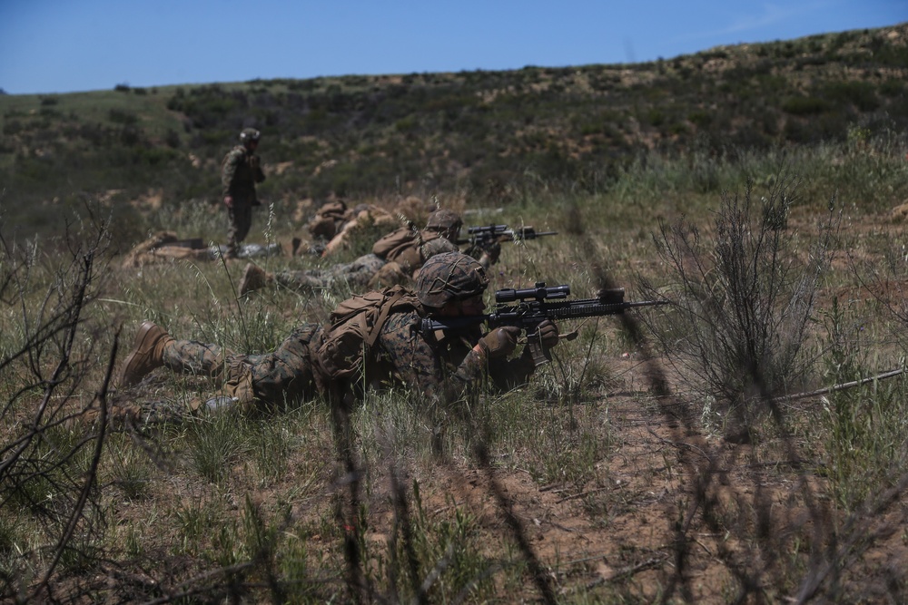 IMC Marines conduct fire, maneuver range