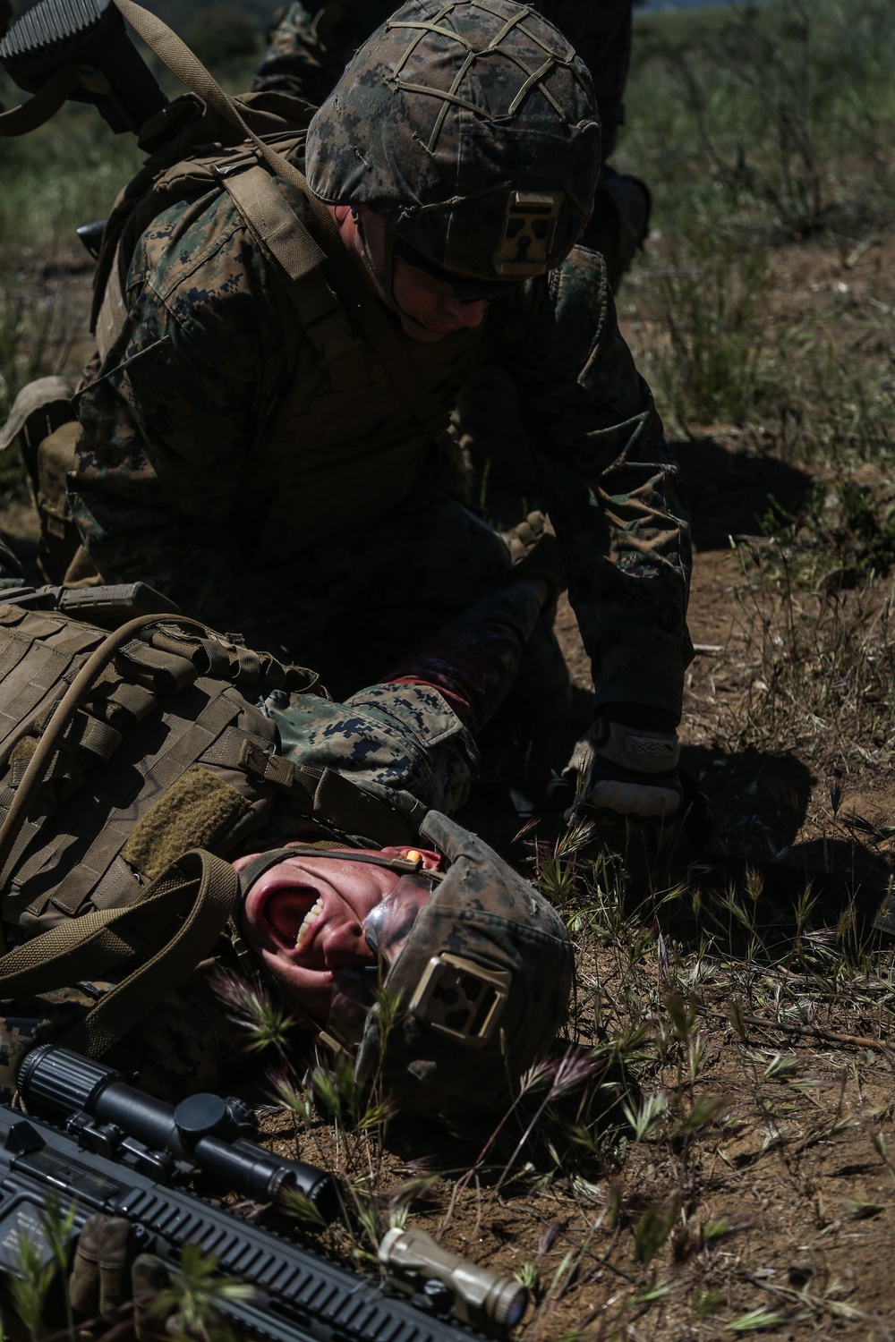 IMC Marines conduct fire, maneuver range