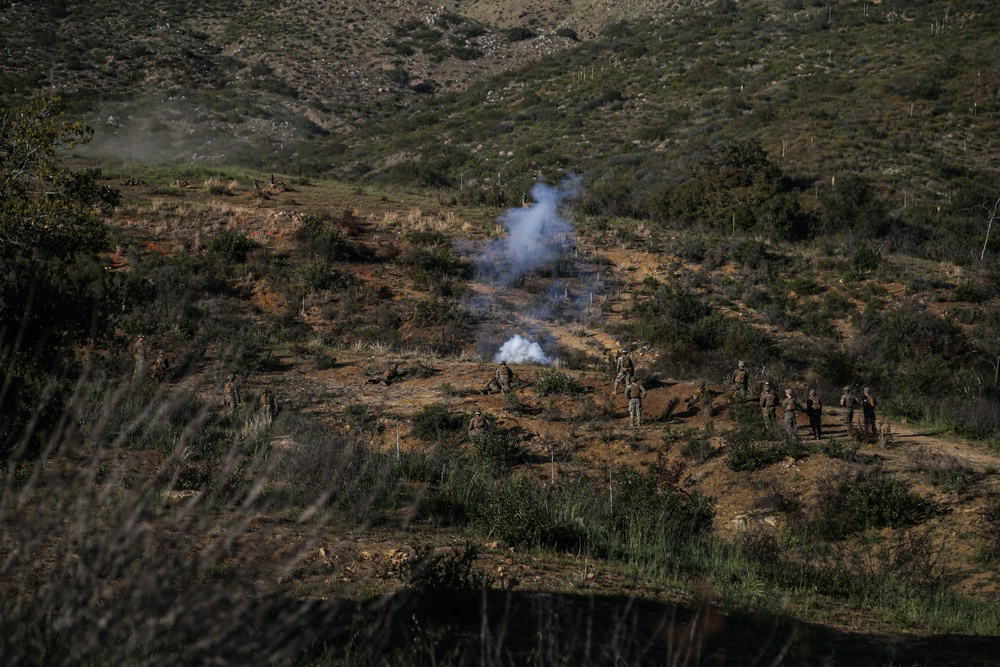 IMC Marines conduct fire, maneuver range