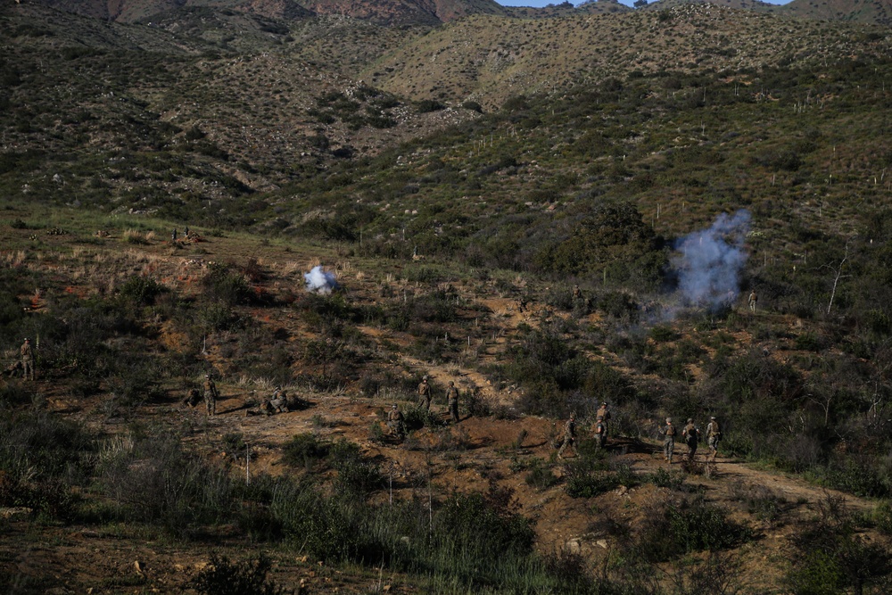 IMC Marines conduct fire, maneuver range